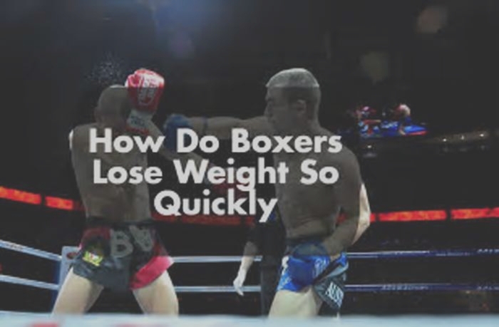 How fast do boxers lose weight