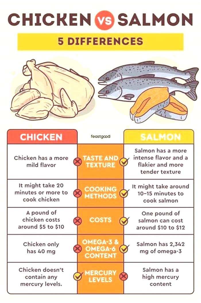 Is chicken better than salmon for dogs?