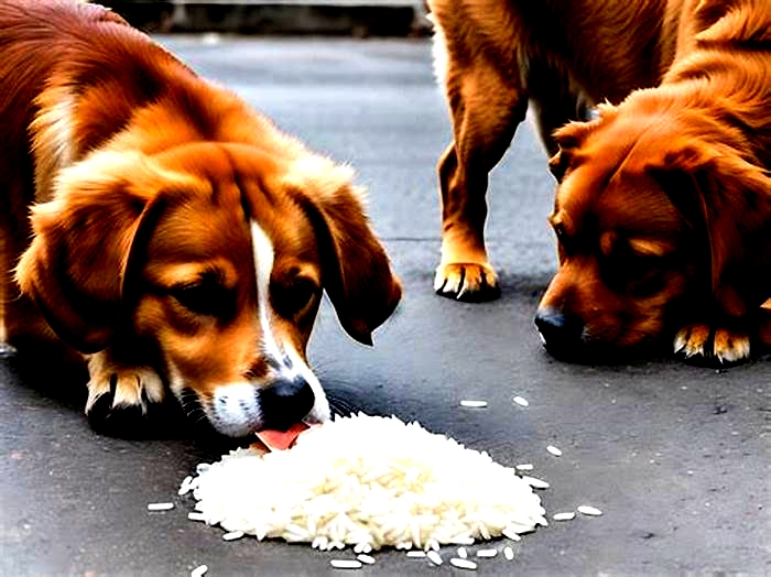 What happens when dog eat rice everyday