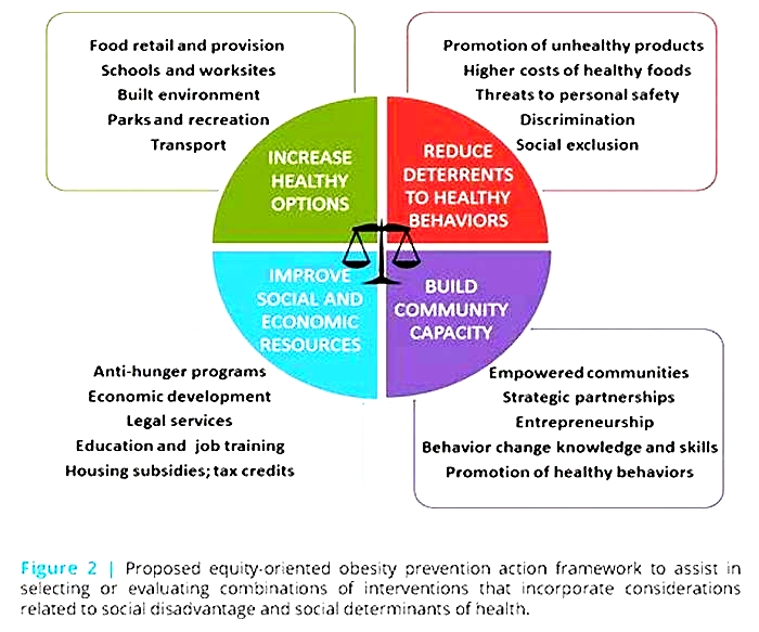 What is the primary and secondary prevention of obesity?